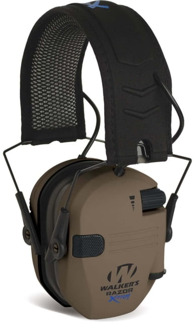 Walkers Razor Digital X-TRM Headband Ear Muff w/2 Microphones Flat Dark Earth
