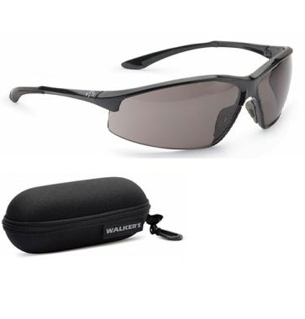 Walkers IKON Tanker Glasses Black Frame Smoke Gray Lenses