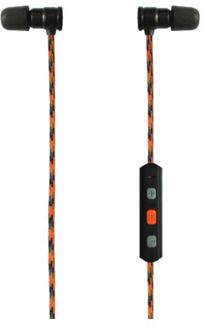 Walkers Flexible Bluetooth Neckband Ear Buds 30 dB NRR Orange