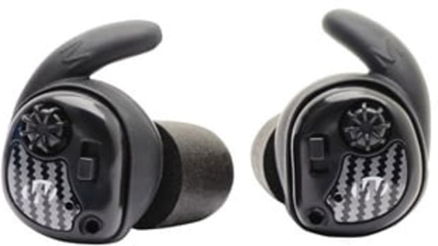 Walkers Silencer In The Ear Plugs Pair 3 Sizes 25 NRR Black
