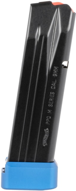 ther PPQ M2/SF Pro 15/ 17 Round 9mm Luger Pistol Magazine Blued/Black 1 Pack Steel 15-17RD Ammo