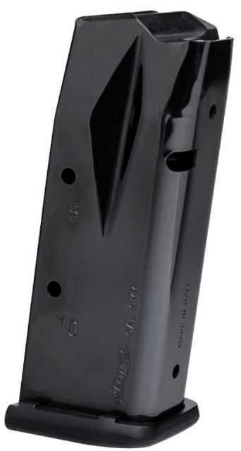 ther P99 Compact 9mm Luger 10 Round Magazine Black 1 Pack Steel 10RD Ammo