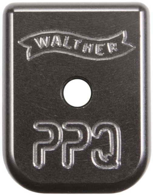 Walther PPQ +0 Competition M1 M2 Magazine Extension Base Pad Black - Walther