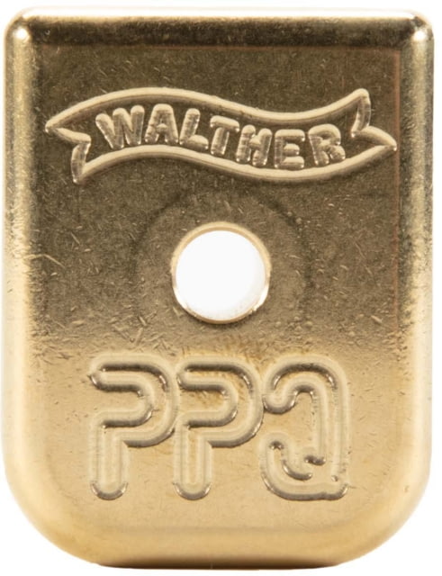 Walther PPQ +0 Competition M1 M2 Magazine Extension Base Pad Brass - Walther