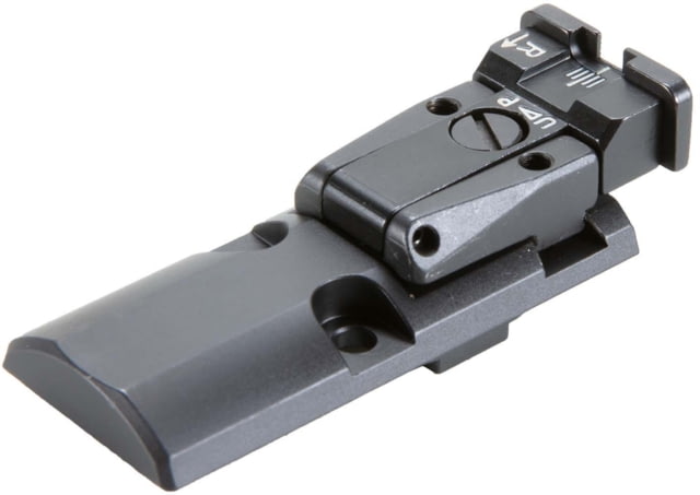 Walther Q-Series Serrated Rear Sight Plate Black - Walther