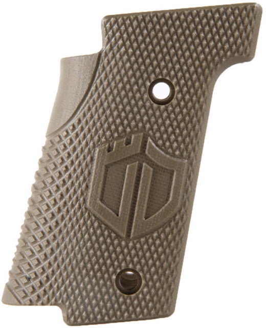 Walther Q5 SF G10 Thin Handgun Grips Checkered OD Green - Walther Arms