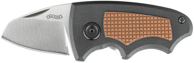 Walther MK40 Folding Knife 1.5in 440C Drop Point G10 Handle - Walther