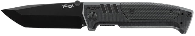 Walther PDP Linerlock Tanto Folding Knife 3.6in D2 G10 Handle Black - Walther