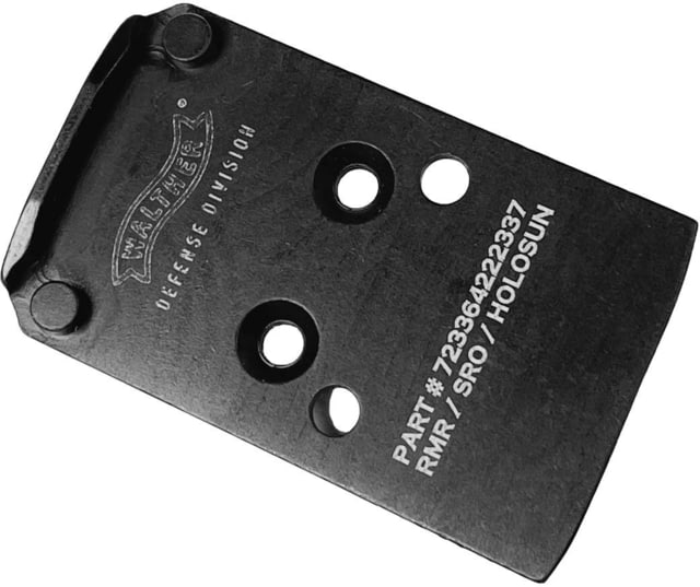 EDEMO Walther PDP Optic Plate - Trijicon RMR SRO and Holosun  EDEMO2 - Walther