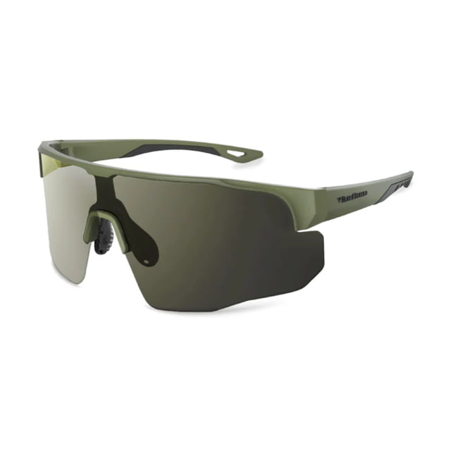 WarBird Deep State Glasses Green Frame/Brown Lens