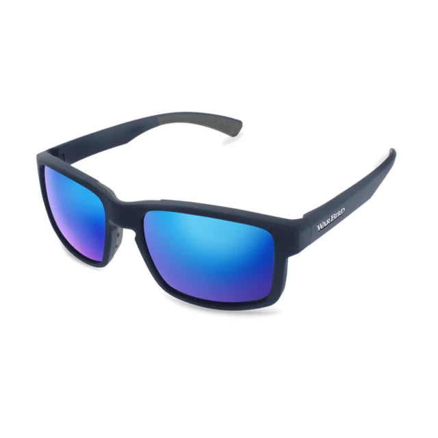 WarBird Easy Day Glasses Navy Frames/Smoke Lens/Blue Shield