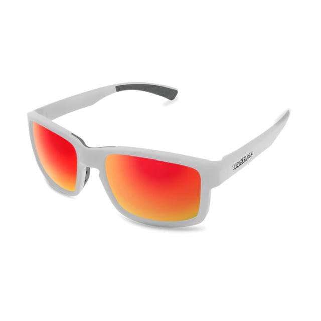 WarBird Easy Day Glasses White Frames/Rose Lens/Red Shield
