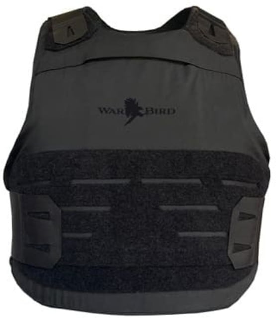 War Bird Ghost Hawk Concealable Armor System with Hoss Level IIIA Ballistics Black Small/X-Long - War Bird