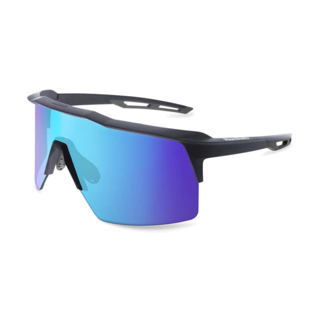 WarBird Ghost Wolf Glasses Navy Frames/ Smoke Lens/Blue Shield