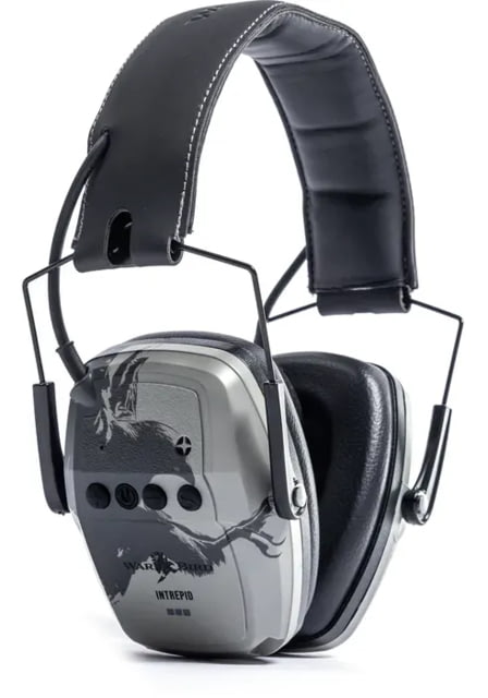 War Bird Intrepid-Electronic 23dB Earmuffs Gray - War Bird
