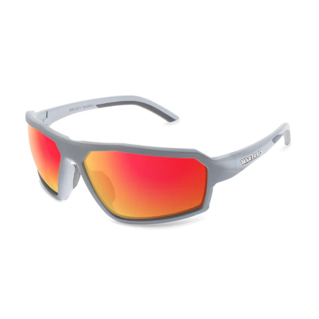 War Bird Sleeper Cell Glasses Grey Frames/Smoke Lens/Red Shield - War Bird