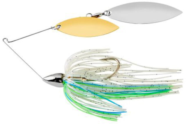 War Eagle Double Willow Spinnerbait Mustad Fishing Hook 1/2oz 1 Piece Blue Herring