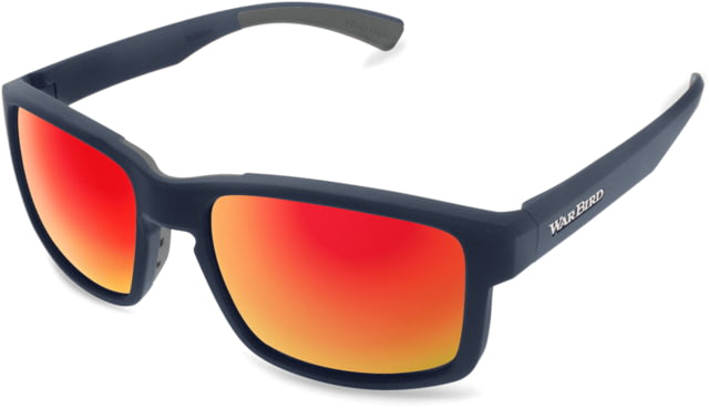 WarBird Easy Day Glasses Navy Frames/Brown Lens/Red Shield - Warbird
