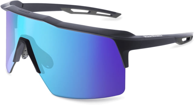 WarBird Ghost Wolf Glasses Navy Frames/ Smoke Lens/Blue Shield - Warbird
