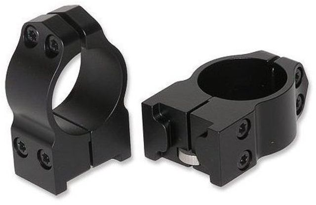 Warne Maxima Steel Rings 1in CZ 527 16mm Grooved Receiver QD Medium - Matte - Warne