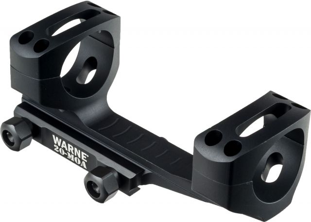 USED Warne Extended Skeletonized 30mm MSR Mount20MOA Black LRSKEL30TW EDEMO4 Condition Parts Only/Salvage Defective - Warne Scope Mounts