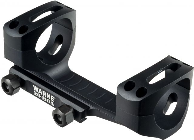 USED Warne Extended Skeletonized 34mm MSR Mount20MOA Black LRSKEL34TW - Warne Scope Mounts