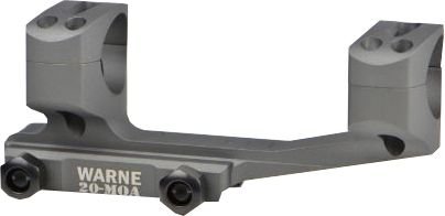 Warne 20 MOA Extended Skeletonized MSR Mount 34mm Tactical Gray - Warne