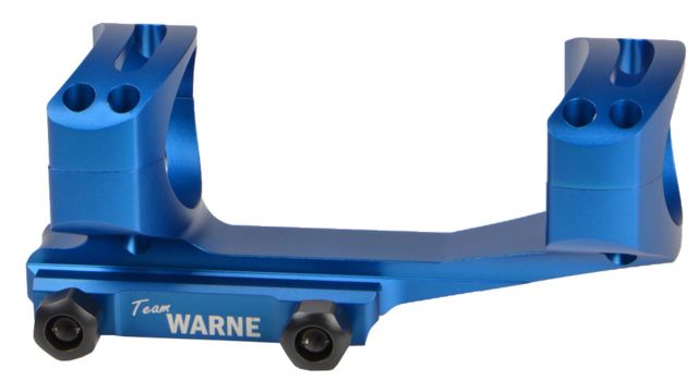 Warne Gen 2 Extended Skeletonized 1in MSR Mount Blue - Warne