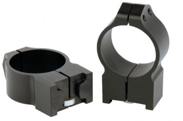 USED Warne Maxima Steel Rings 30mm Ruger M77 & Hawkeye Grooved Receiver PA High - Matte 15R7M - Warne Scope Mounts