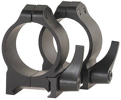 USED Warne Maxima Steel Rings 30mm Weaver/Picatinny QD Medium - Matte 214LM EDEMO1 Used Condition Fair - Warne