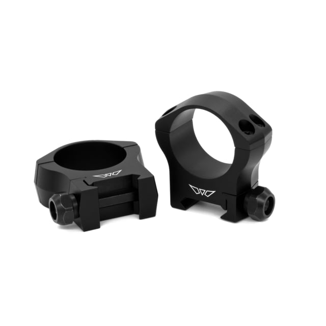 USED Warne Mountain Tech 40mm Rifle Scope Rings - Low Black Matte  EDEMO2 Used Condition Fair - Warne Scope Mounts