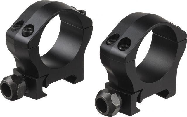 USED Warne Mountain Tech  30mm Low Matte Scope Mount Rings Matte Low  EDEMO2 Used Condition Fair - Warne