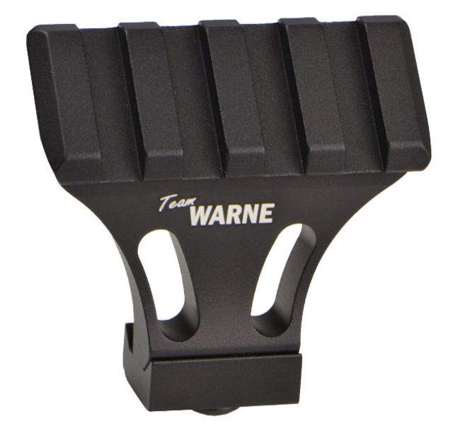 Warne Picatinny Side Mount Adapter - 45 degree - TEAM WARNE BLACK Matte Finish