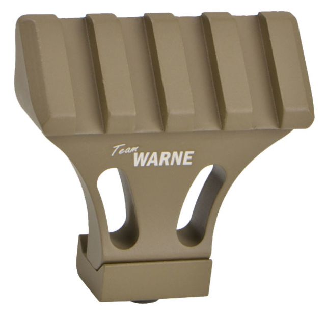 Warne Picatinny Side Mount Adapter - 45 degree - TEAM WARNE DARK EARTH Finish