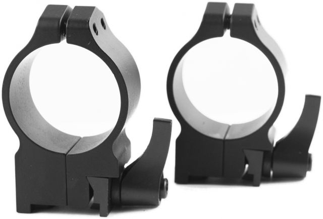USED Warne Maxima Steel Rings 30mm Ruger M77 & Hawkeye Grooved Receiver QD Medium - Matte 14R7LM - Warne