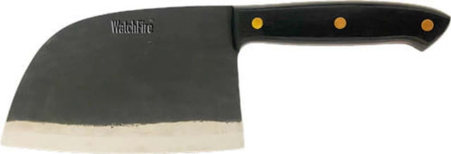 Watchfire Serbian Fixed Blade Knife 6.75in 7CR17MOV Cleaver Blade Black Pakka Wood Handle - Watchfire