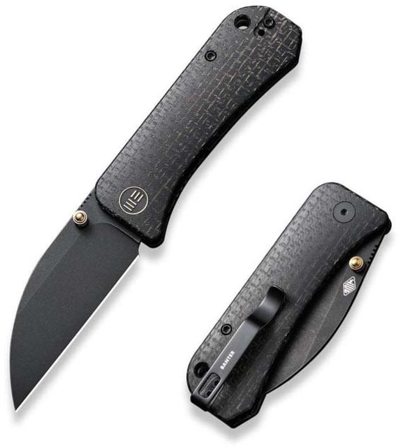 We Knife Co Ltd Weknife Banter Wharncliffe Thumb Stud Knife Micarta Handle - We Knife Co Ltd