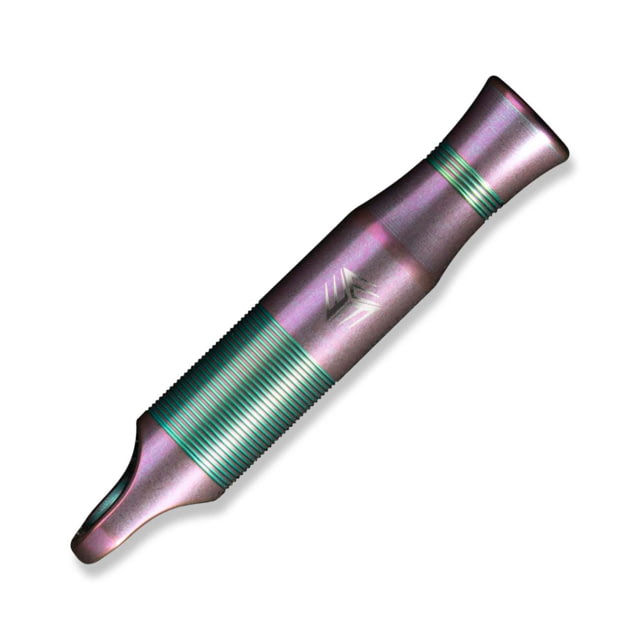 We Knife Co Ltd Purple Ti Whistle With 1pc Brown Paracord