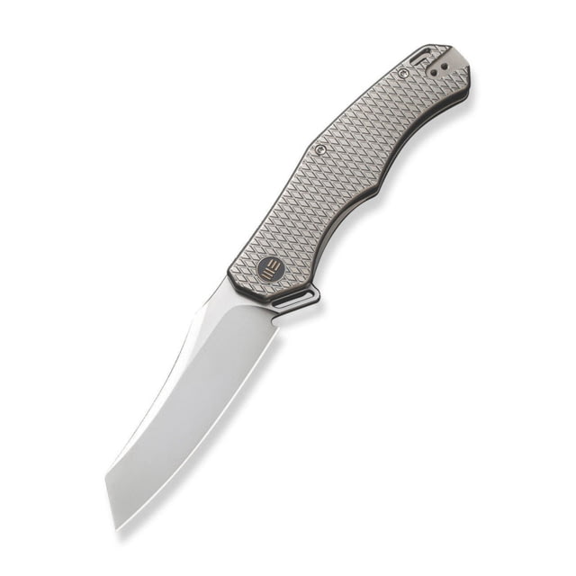 Viking Tactics RekkeR Folding Knife 3.50in CPM20CV Bead Blasted Blade Titanium Scales and Bead Blasted Diamond Handle - Viking Tactics