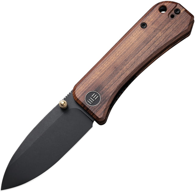 We Knife Co Ltd Banter Folding Knife 2.9in Carbon Steel Cuibourtia Wood Handle - We Knife Co Ltd