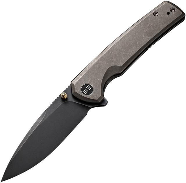 We Knife Co Ltd Subjugator Folding Knife 3.48in Carbon Steel Titanium Handle Bronze - We Knife Co Ltd