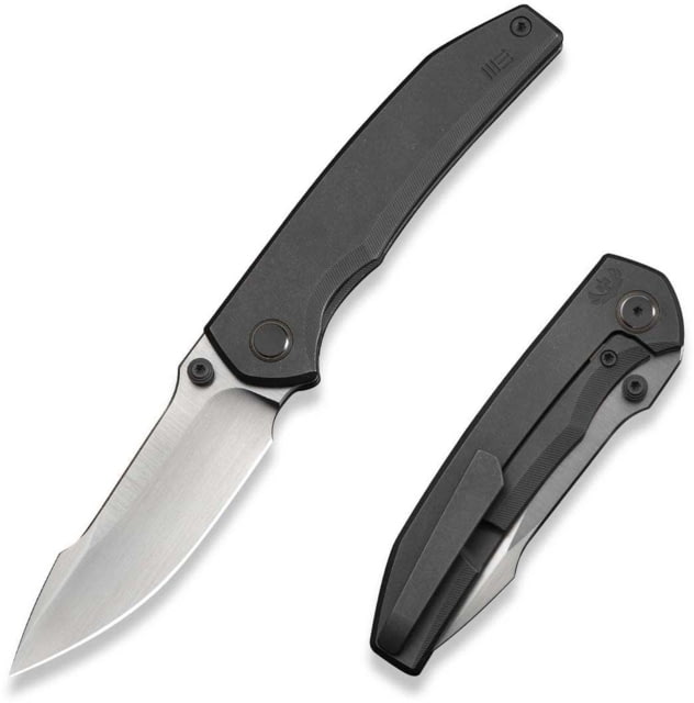 We Knife Co Ltd Ryson Thumb Stud Knife Gray Titanium Handle 3.33inch Hand Rubbed Satin Bohler M390 Blade - We Knife Co Ltd