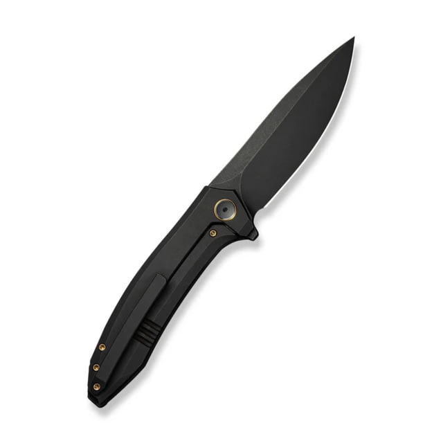 We Knife Co Ltd Acuminal Folding Knife 3.98in Vanax Drop Point Blade Black 6Al4v Titanium Handle - We Knife Co Ltd