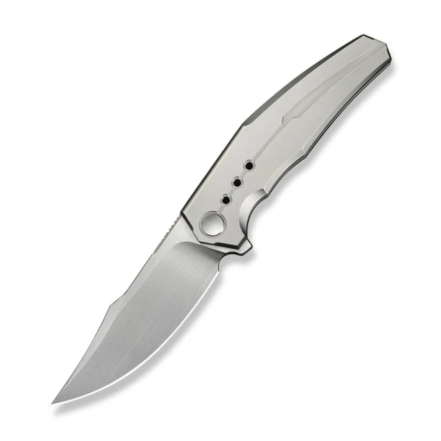 We Knife Co Ltd Weknife Kyklos Flipper Knife Gray Titanium Handle 3.79inch Hand Rubbed Satin Bohler M390 Blade - We Knife Co Ltd