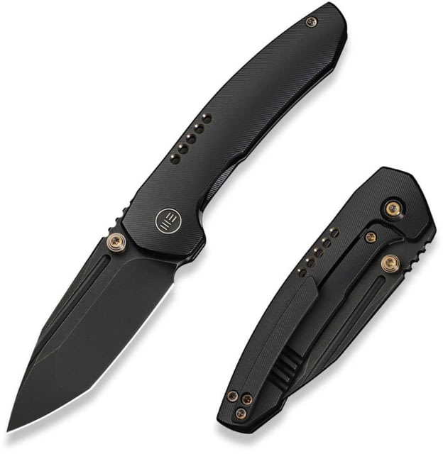 We Knife Co Ltd Weknife Micro Trogon Thumb Stud Knife Black Titanium Handle