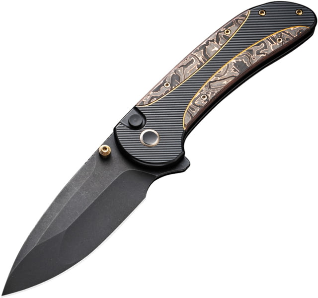 We Knife Co Ltd Zizzit Button Lock Copper CF - WE Knife Co