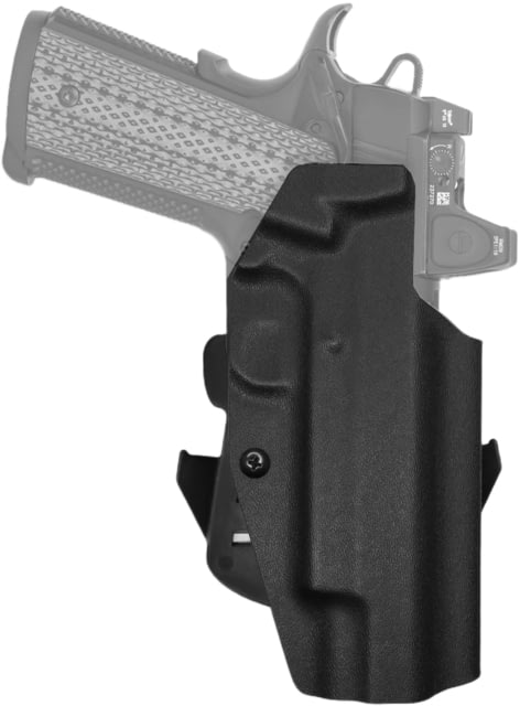 We the People Holsters Kydex IWB Holster Colt 1911 Defender 3.25in No Rail Optic Cut Right Hand Black - We The People Holsters