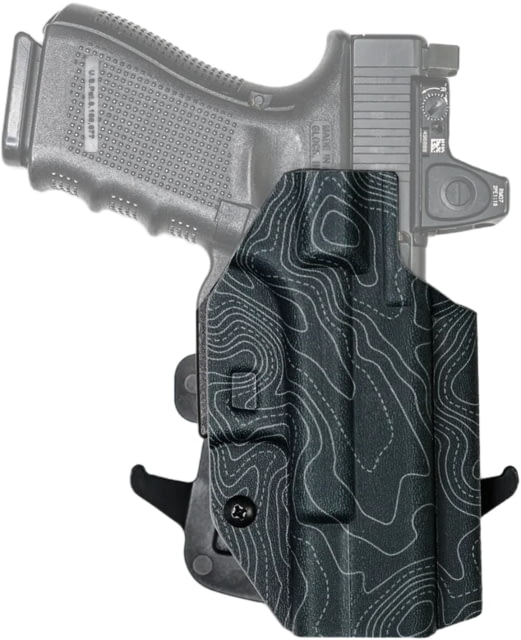 We the People Holsters Kydex OWB Paddle Holster Kimber Ultra Carry II Right Hand Topographic Gray - We The People Holsters