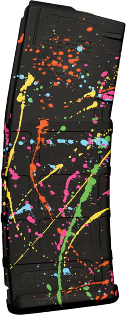 pon Works PMAG GEN M2 MOE 30 Round AR15 5.56x45mm NATO Splatter Rifle Magazine 1 Pack Polymer Ammo
