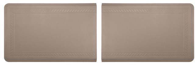 WeatherTech Comfort Mat Connect Bordered 2 Pieces 24x36in Tan